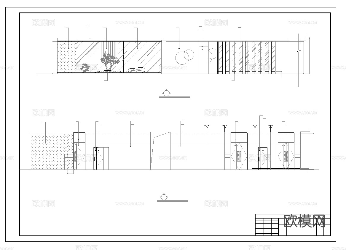 高档酒楼 最新全套施工图合集cad施工图