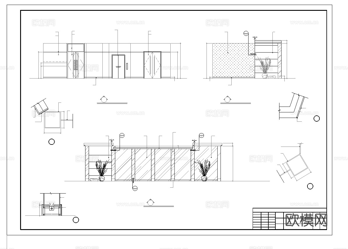 高档酒楼 最新全套施工图合集cad施工图