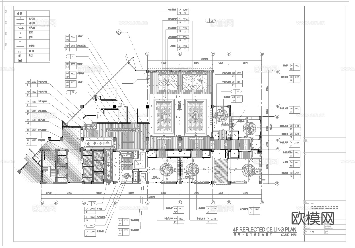 大酒店 最新全套施工图合集cad施工图