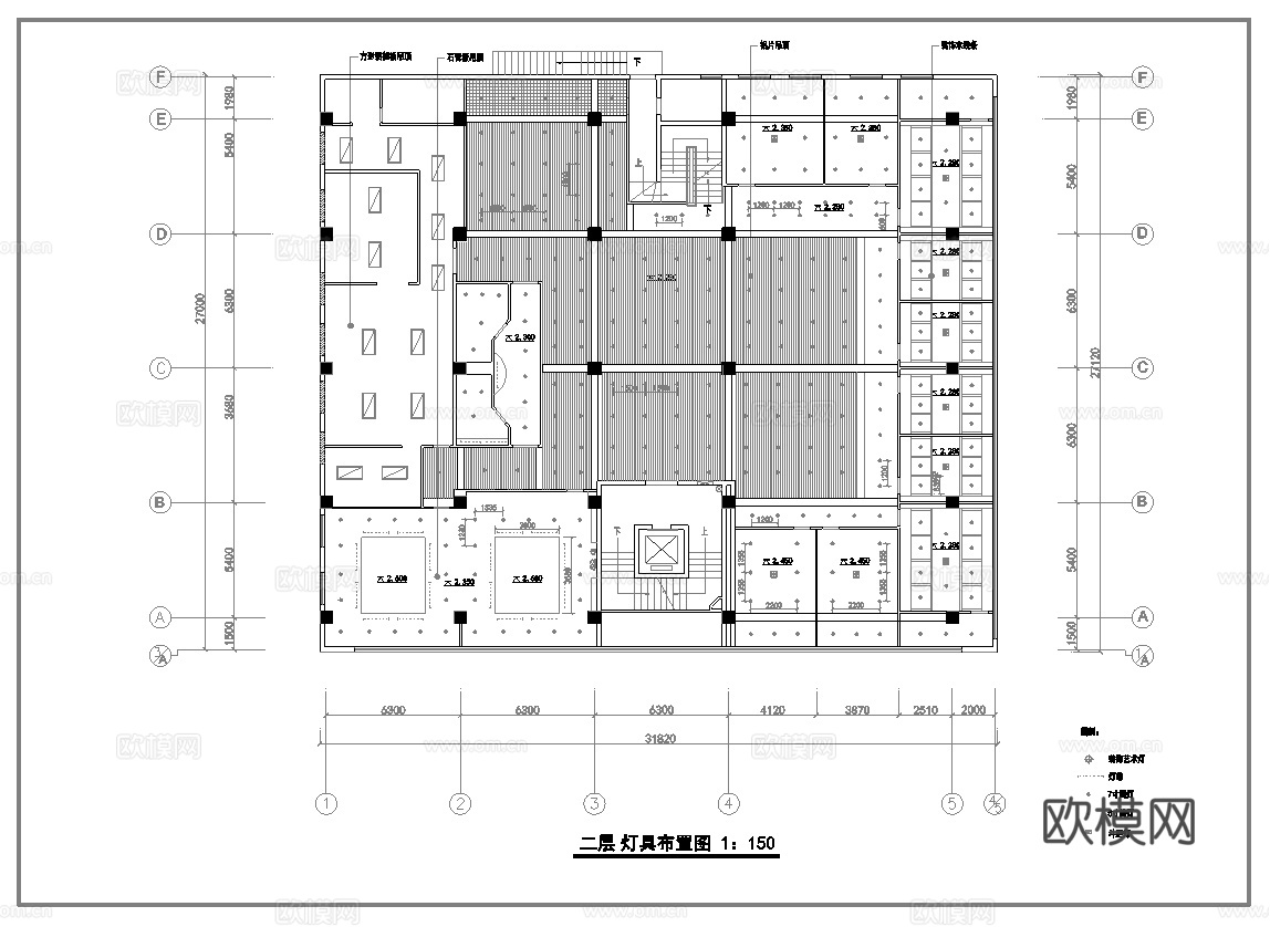 中餐厅 最新全套施工图合集cad施工图