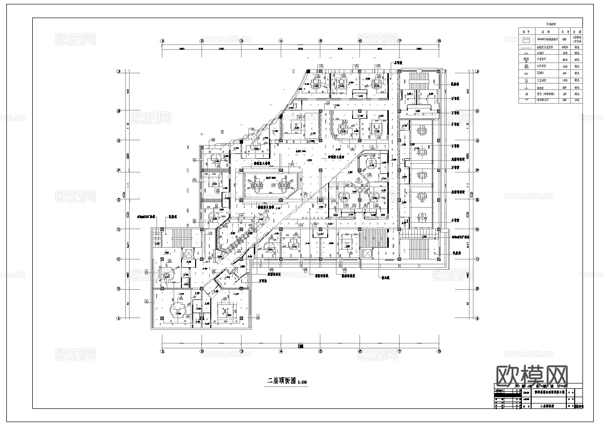 高档酒楼 最新全套施工图合集cad施工图