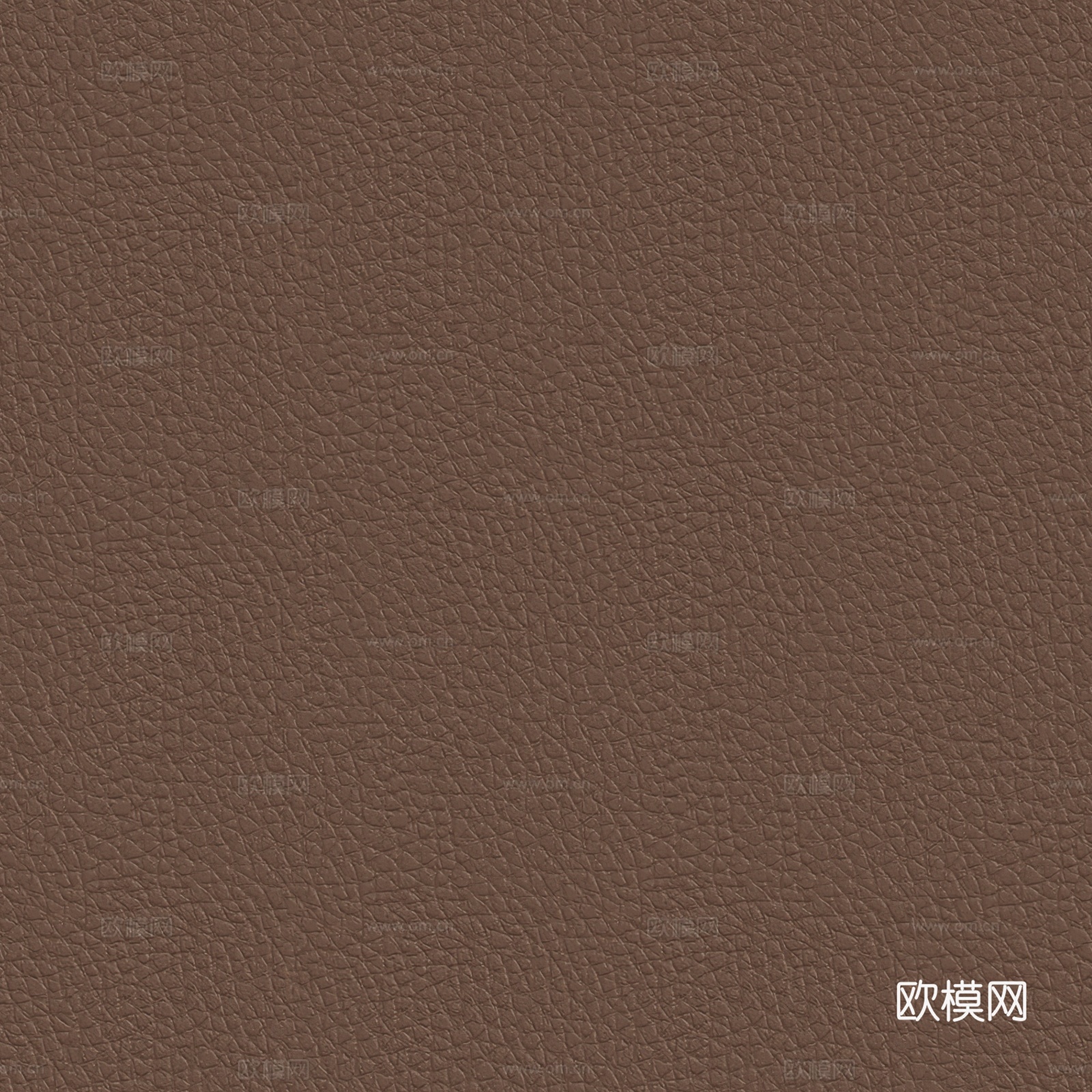 无缝深咖色粗纹皮革