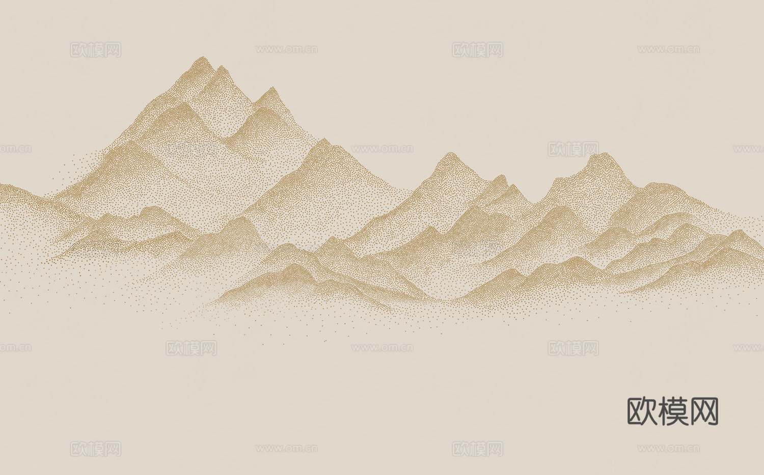 中式新中式抽象画线条壁纸壁画装饰画下载