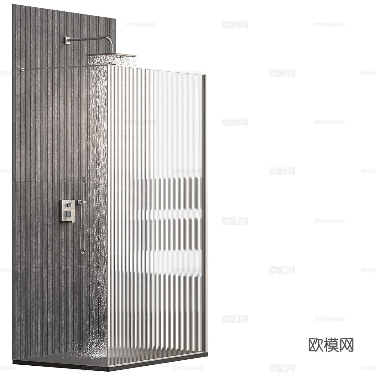 淋浴花洒3d模型