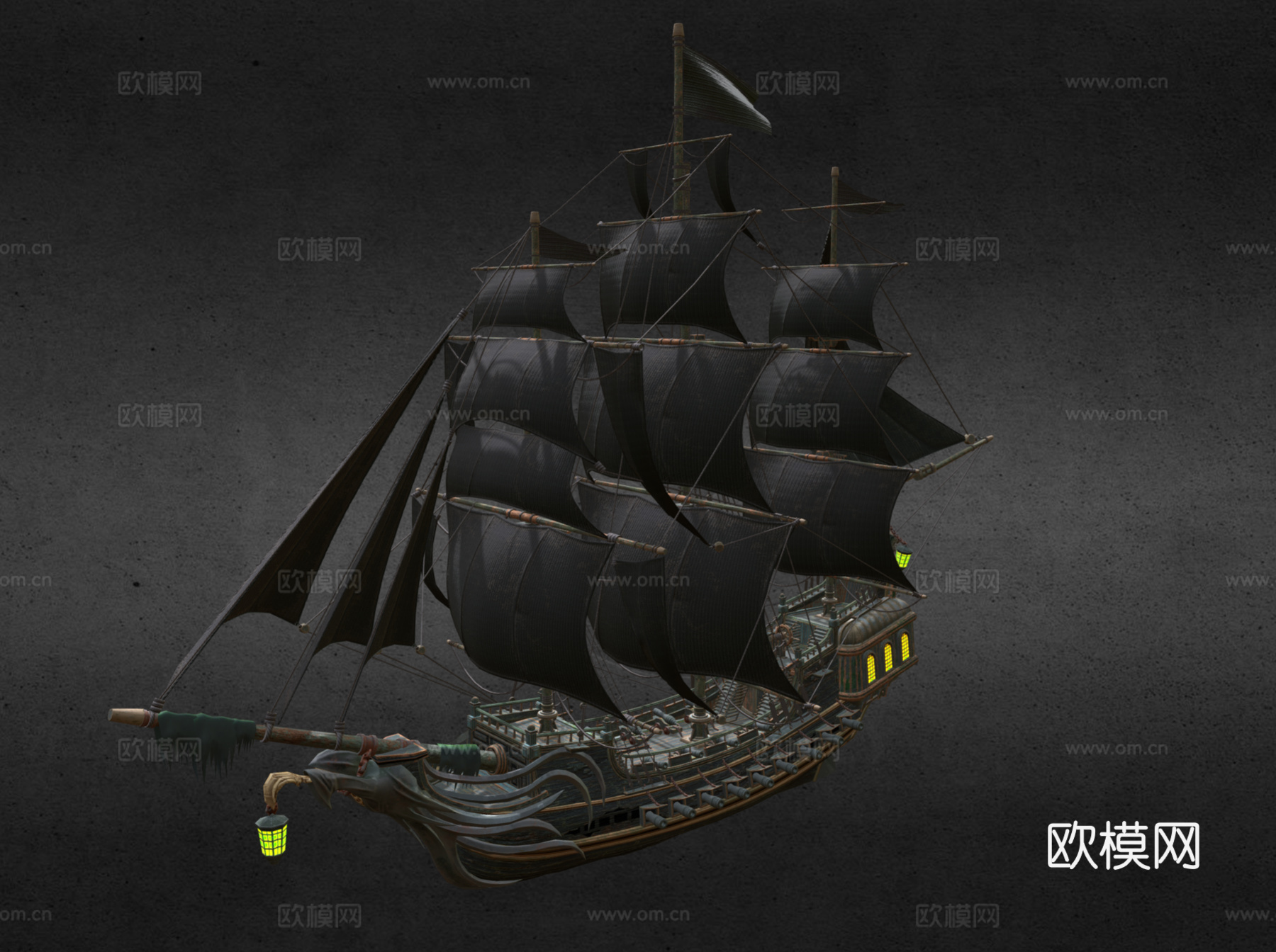 帆船 运输船 古船 船 海盗船 船模型 模型船 战船 游船3d模型