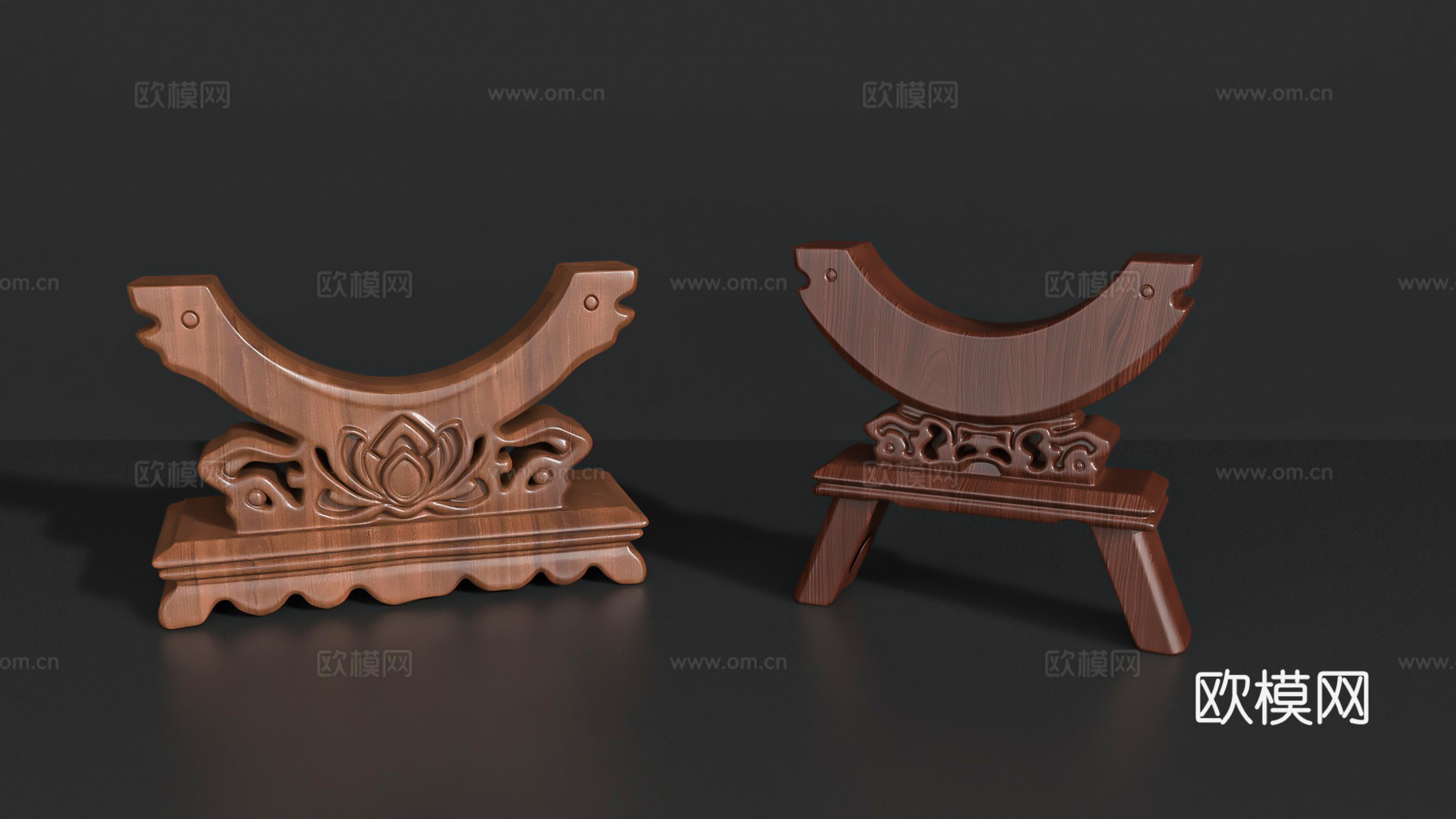 架子木桌支架底座木雕摆件生活用品雕塑雕刻3d模型下载