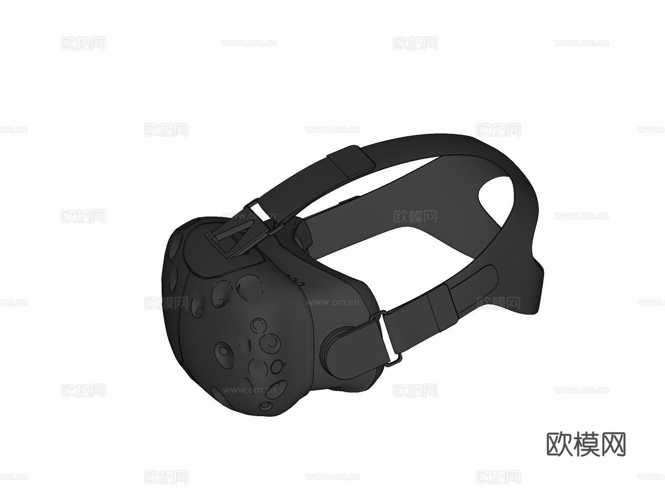 VR眼镜su模型下载（渲染图2）