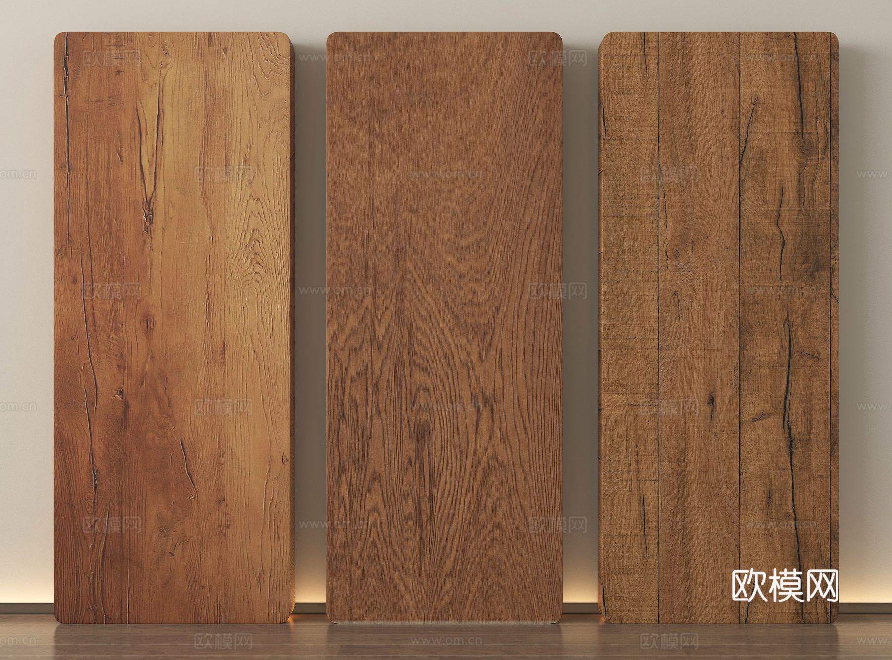 中式木头 木板 老木头木块su模型
