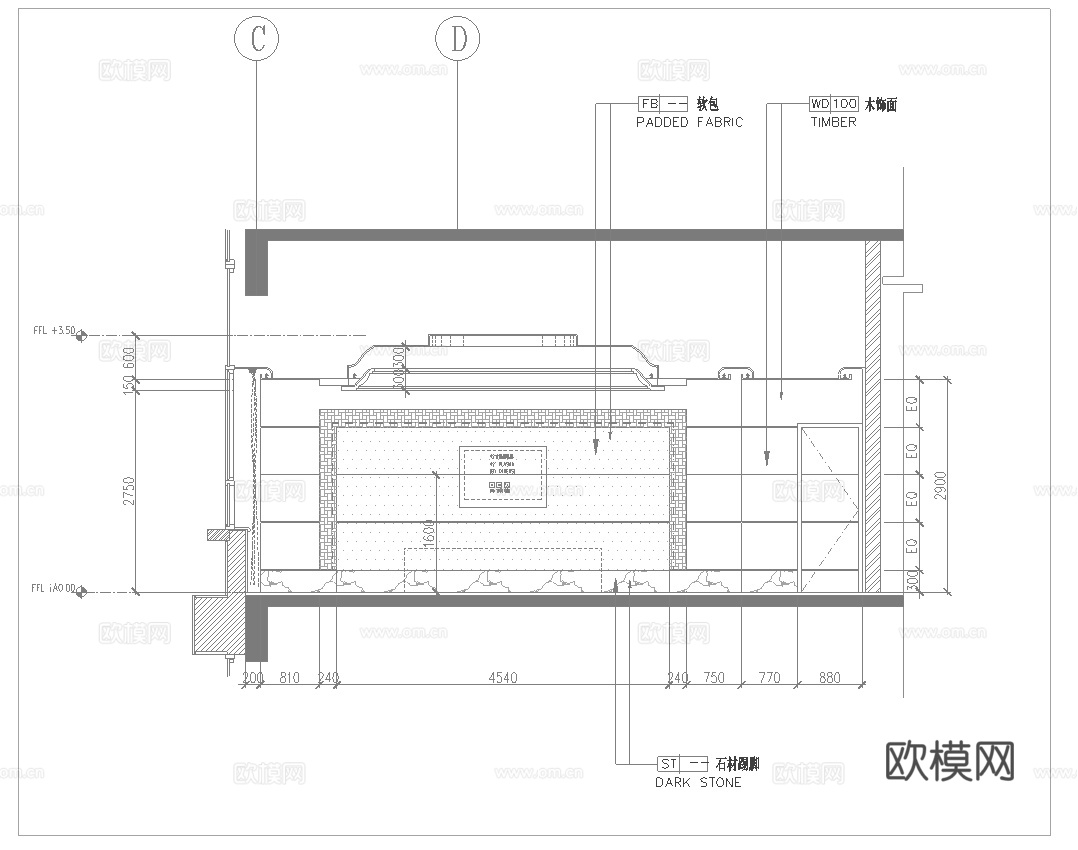 2000平中餐厅  最新全套施工图合集cad施工图