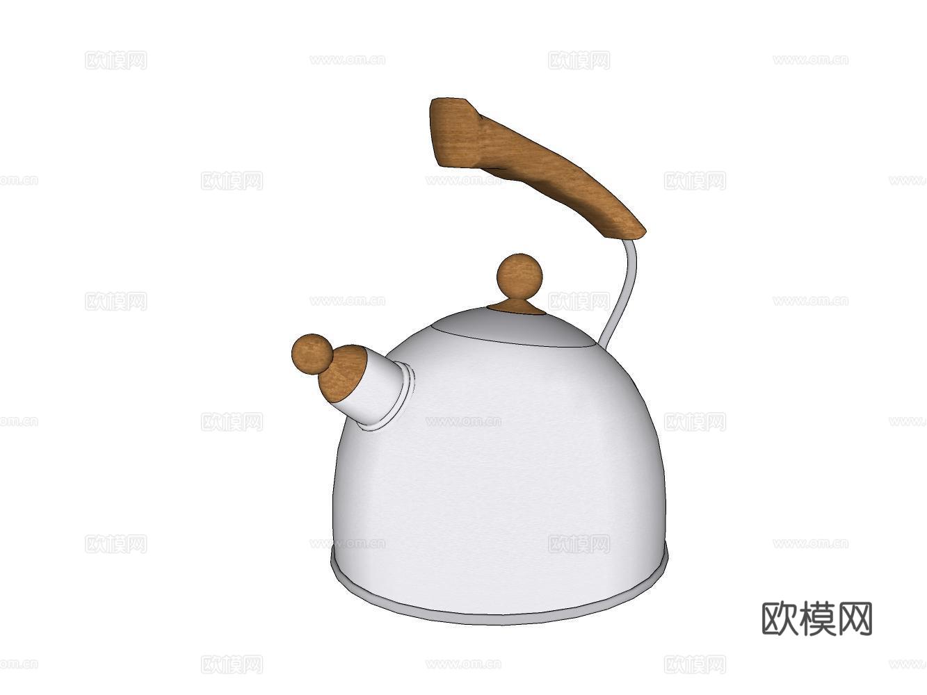 热水壶su模型