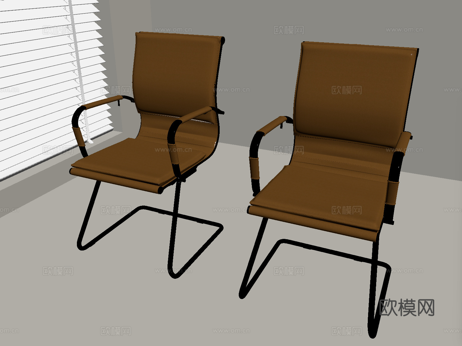 现代休闲椅 办公椅 扶手椅su模型
