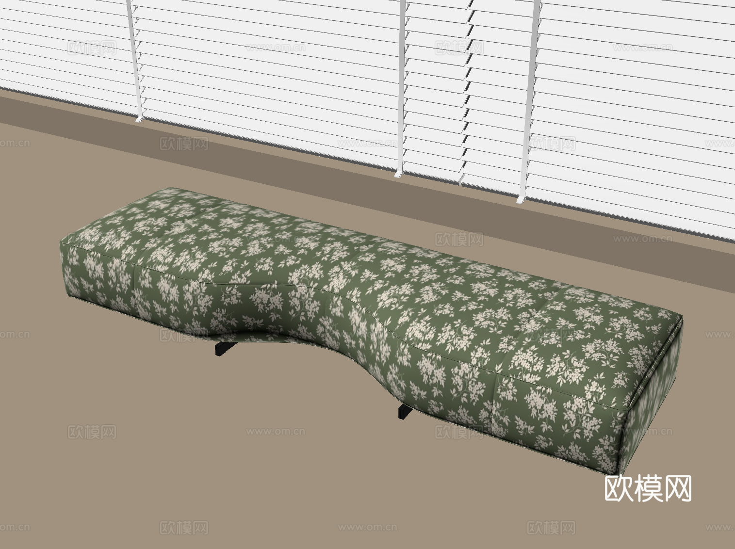 沙发凳su模型