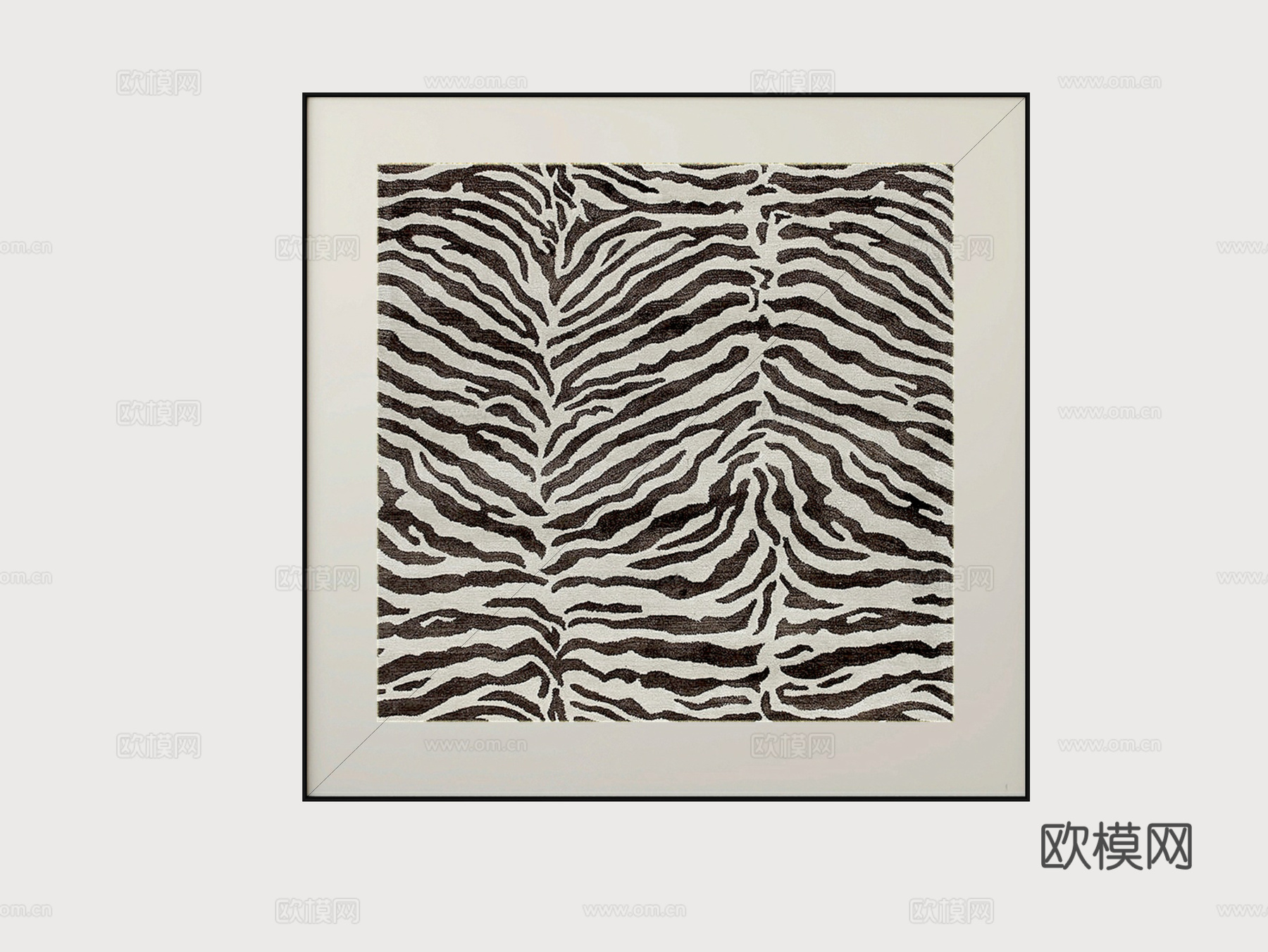 现代挂画su模型