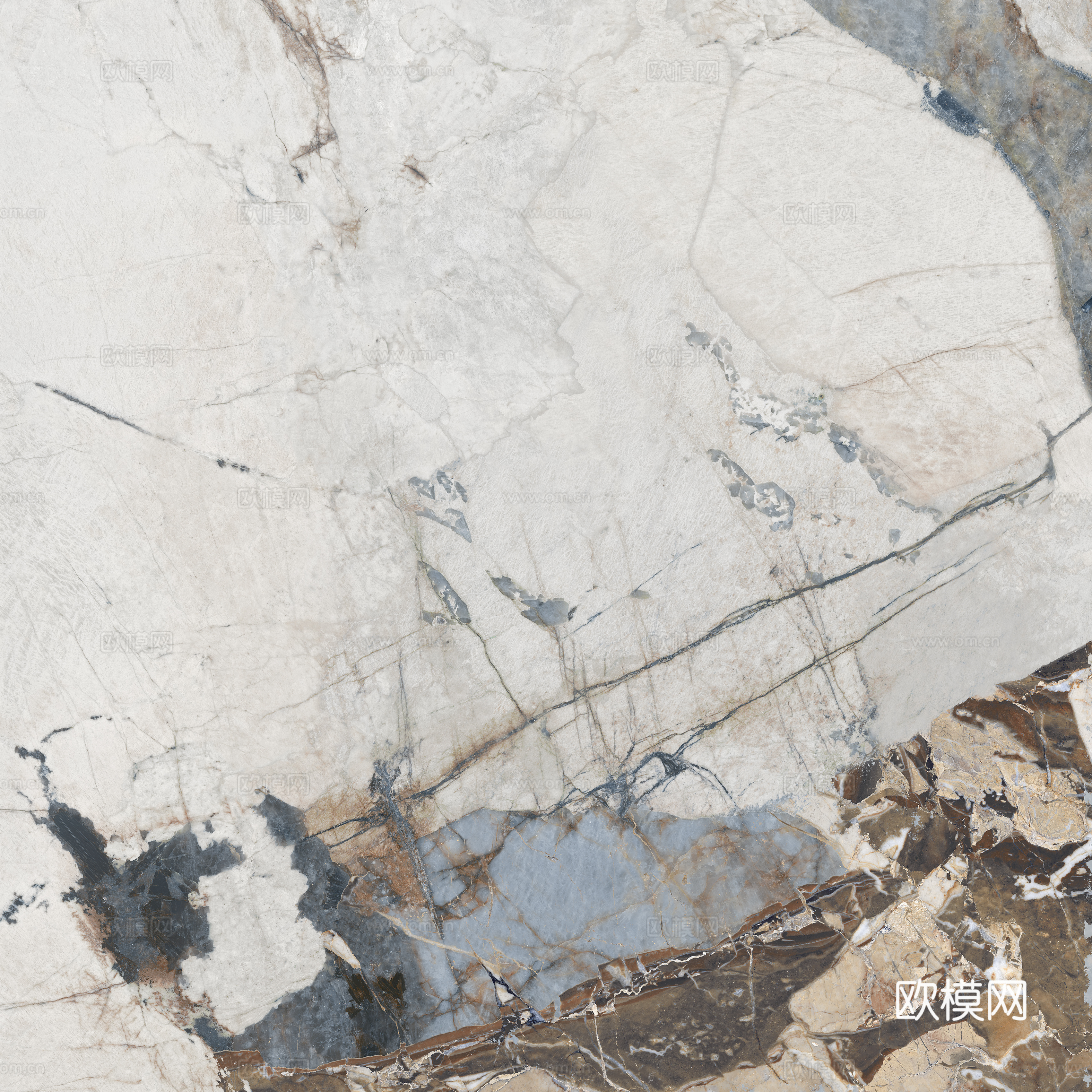意式轻奢其他大理石_毕加索冰花大理石_宝格丽大理石_爵士白大