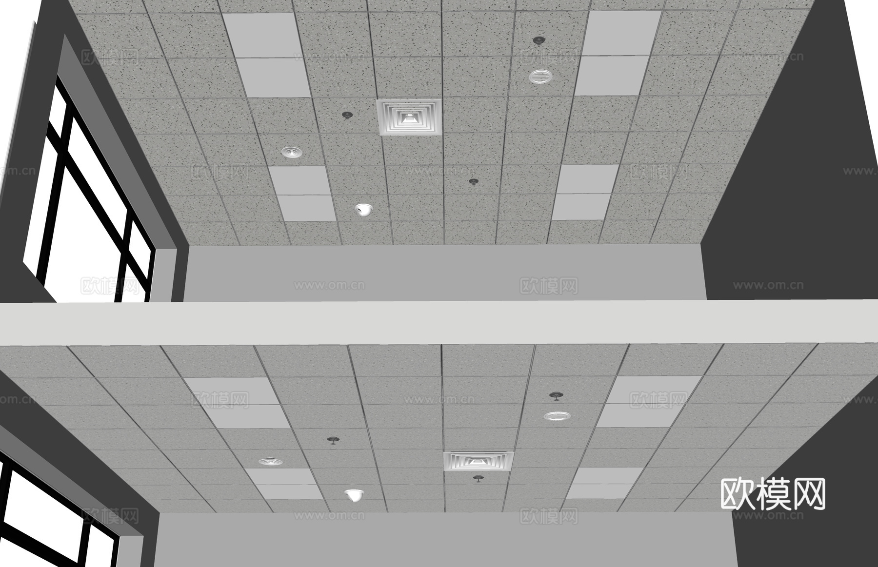 卫生间 卧室 客厅 推拉门 窗 五金 门 家装 构件su模型