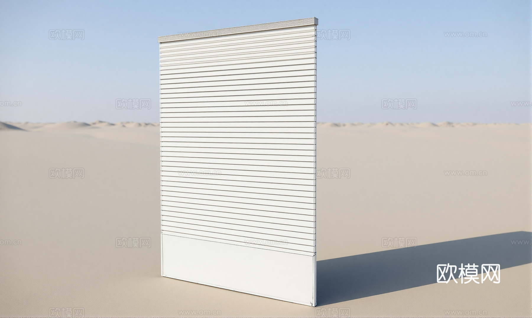 百叶窗帘su模型