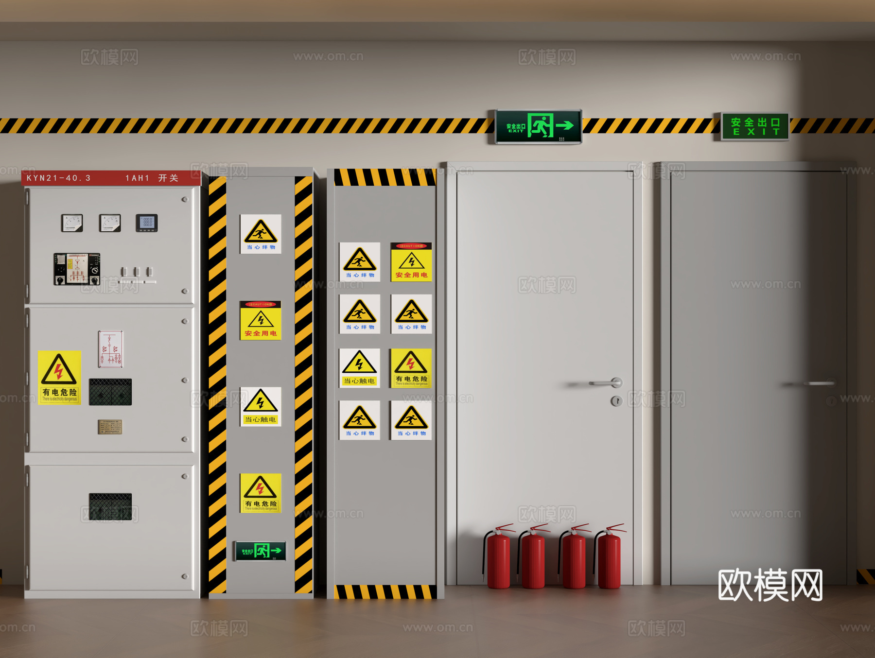 现代3d模型下载