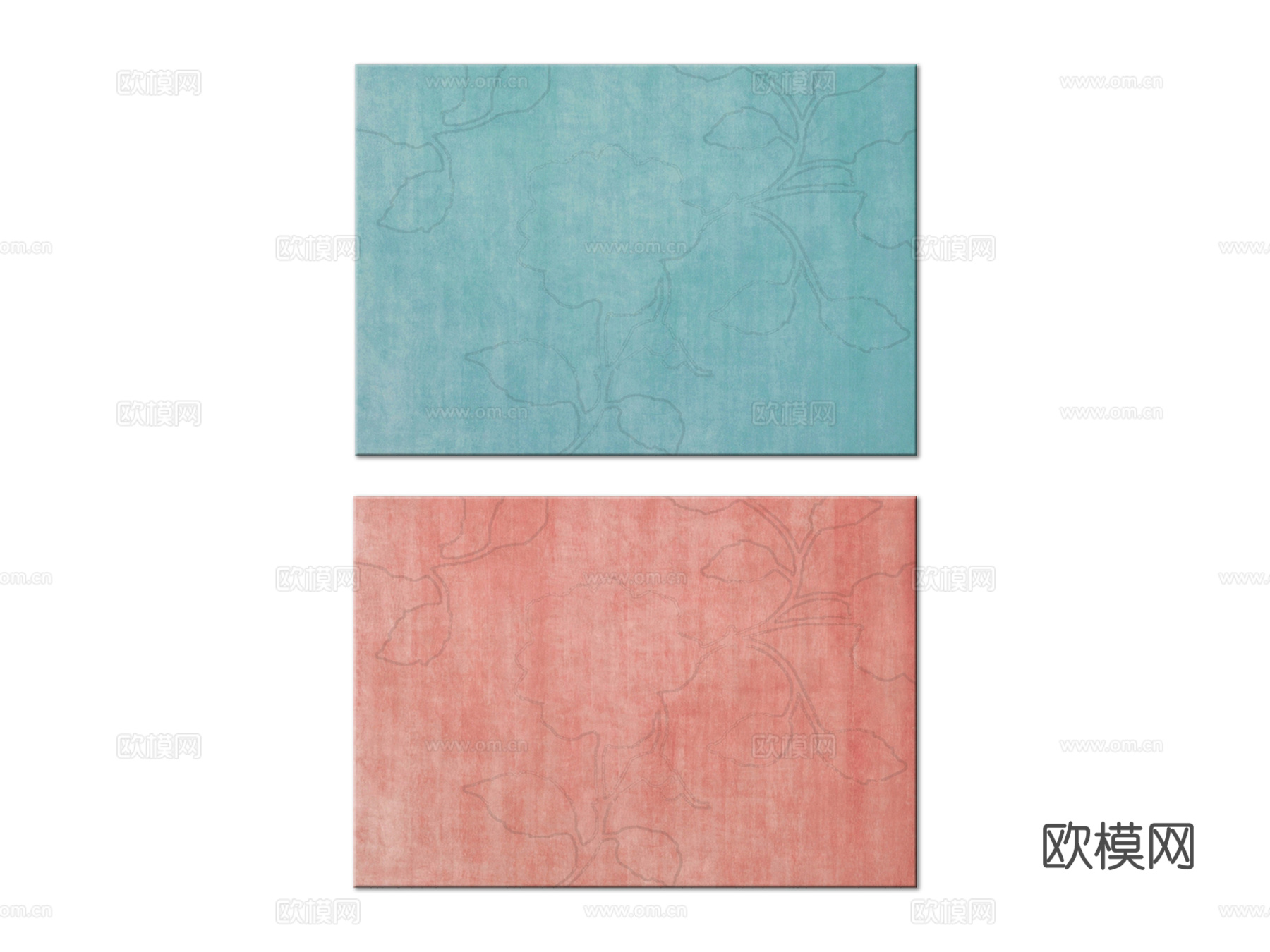 现代地毯3d模型