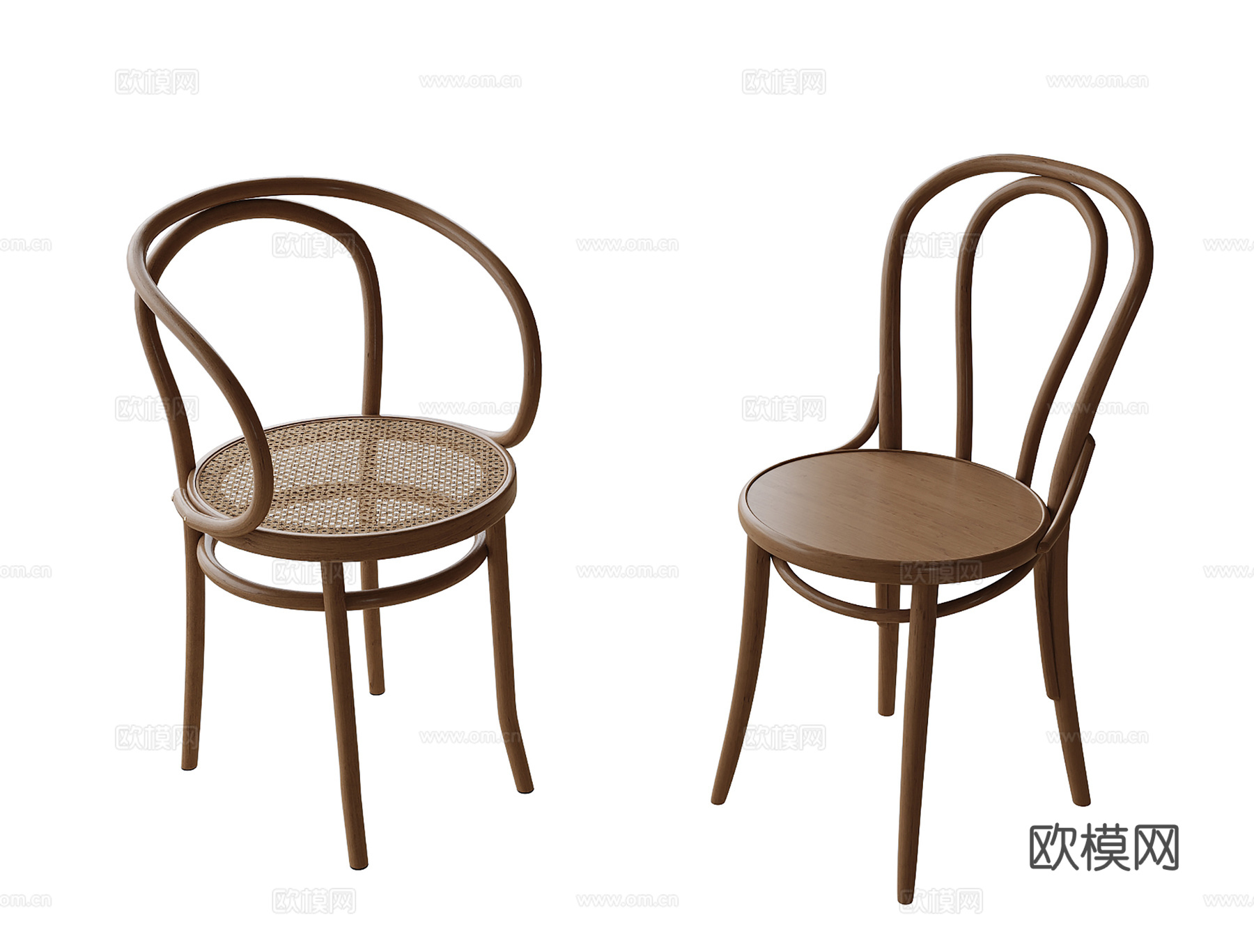 现代餐椅 单椅3d模型