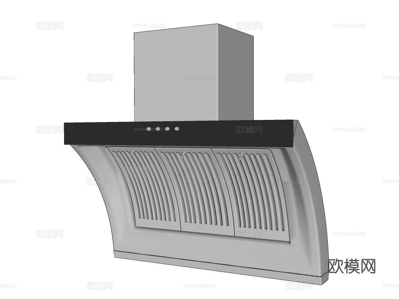 油烟机su模型