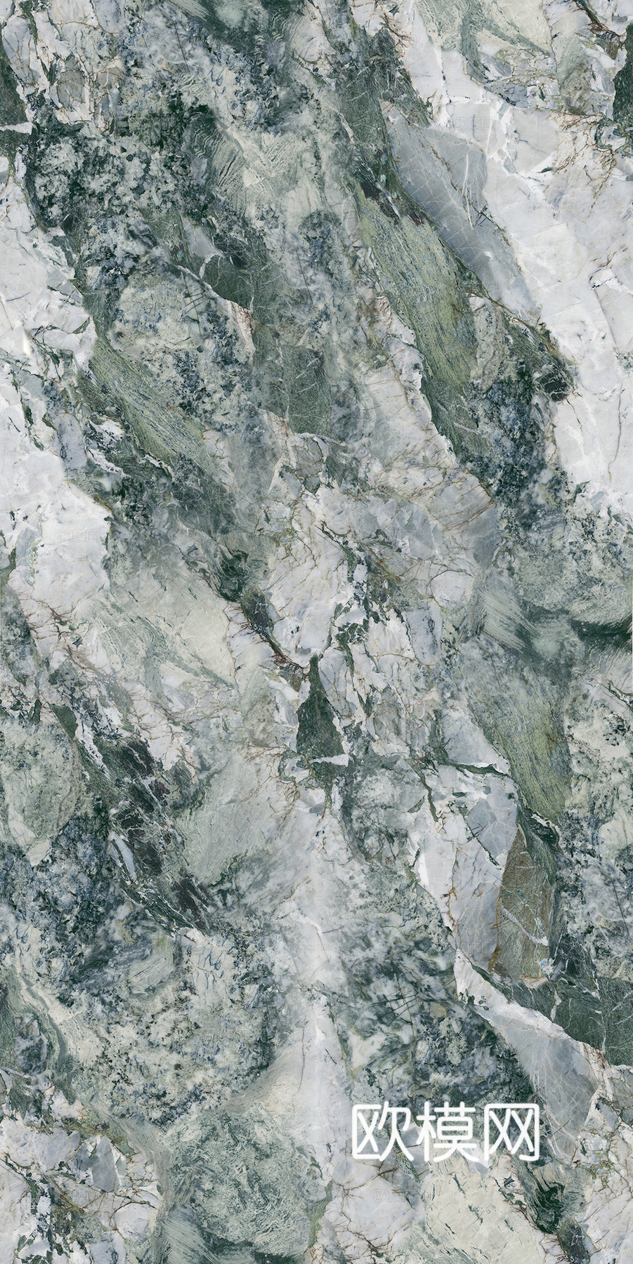 翠谷幽兰绿色岩板