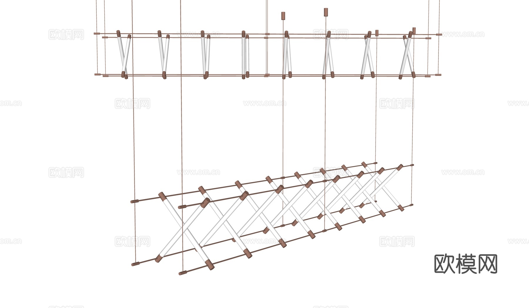 现代装饰吊灯 大型吊灯 酒店吊灯 玻璃吊灯 水晶吊灯 大厅吊su模型
