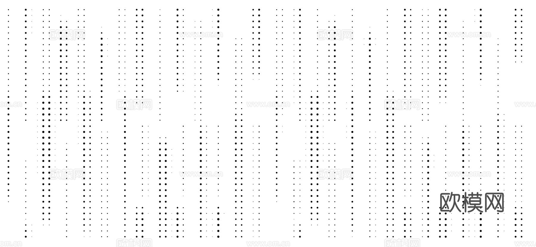 标 题 渐变黑白贴图  冲孔板