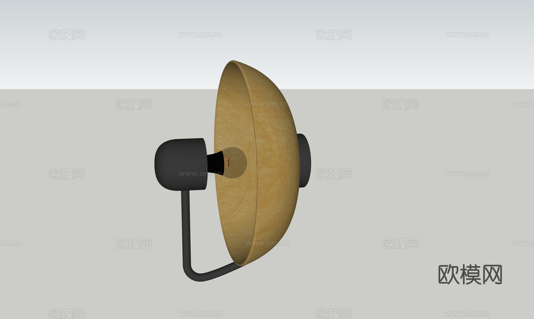 现代壁灯su模型