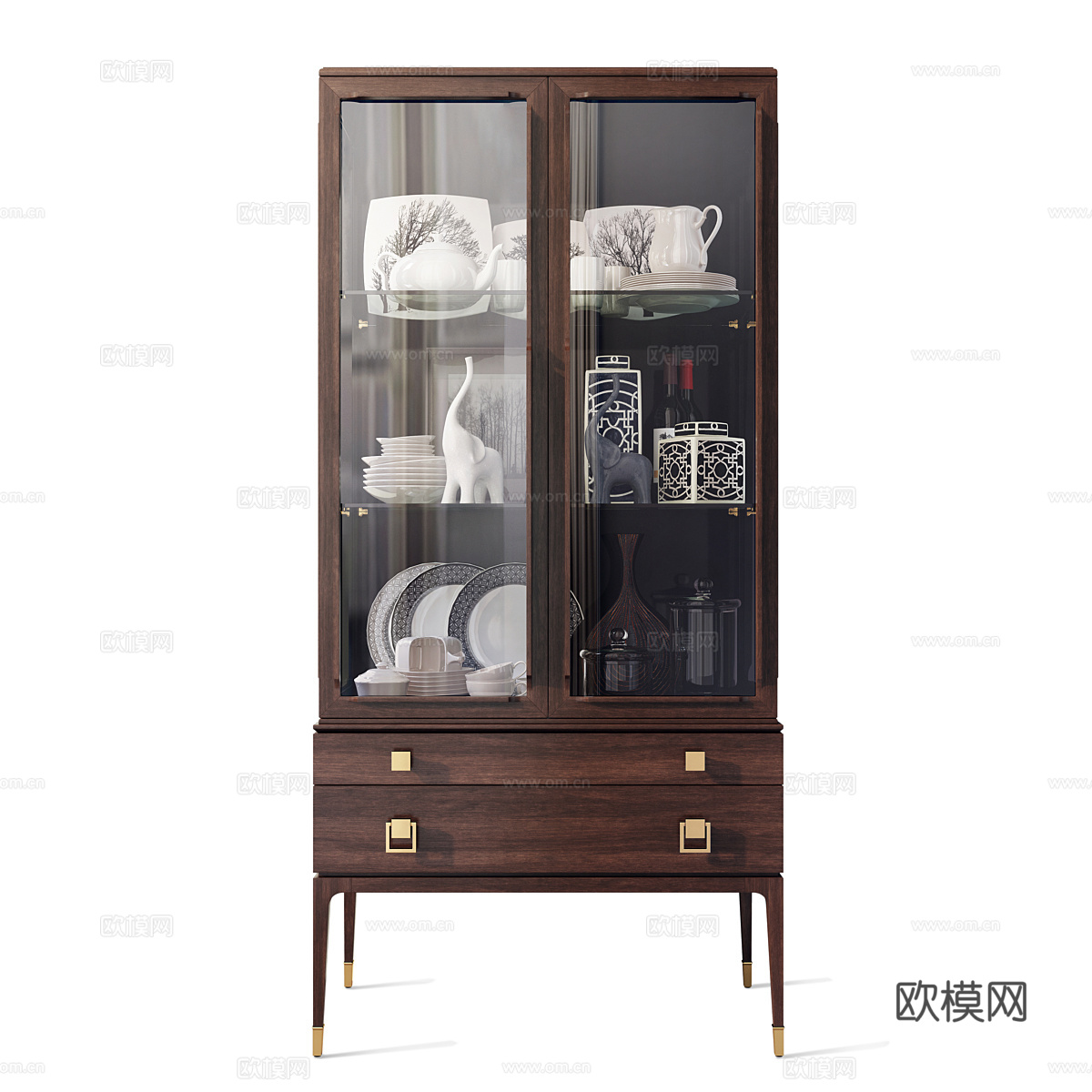 餐边柜3d模型下载