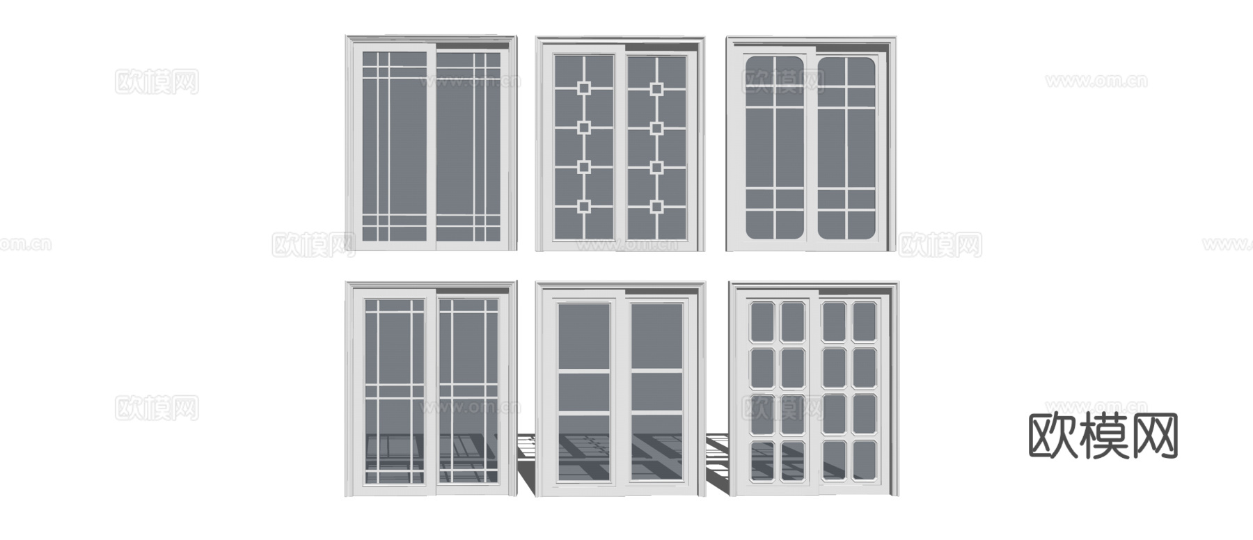 桌椅 门 陈设 装饰 小品 窗 室内 五金 门窗su模型