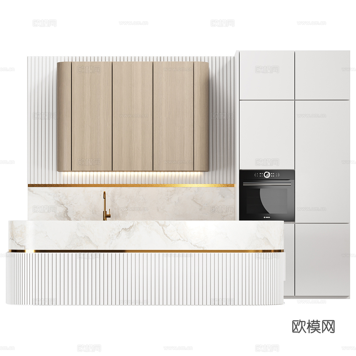 厨房3d模型下载