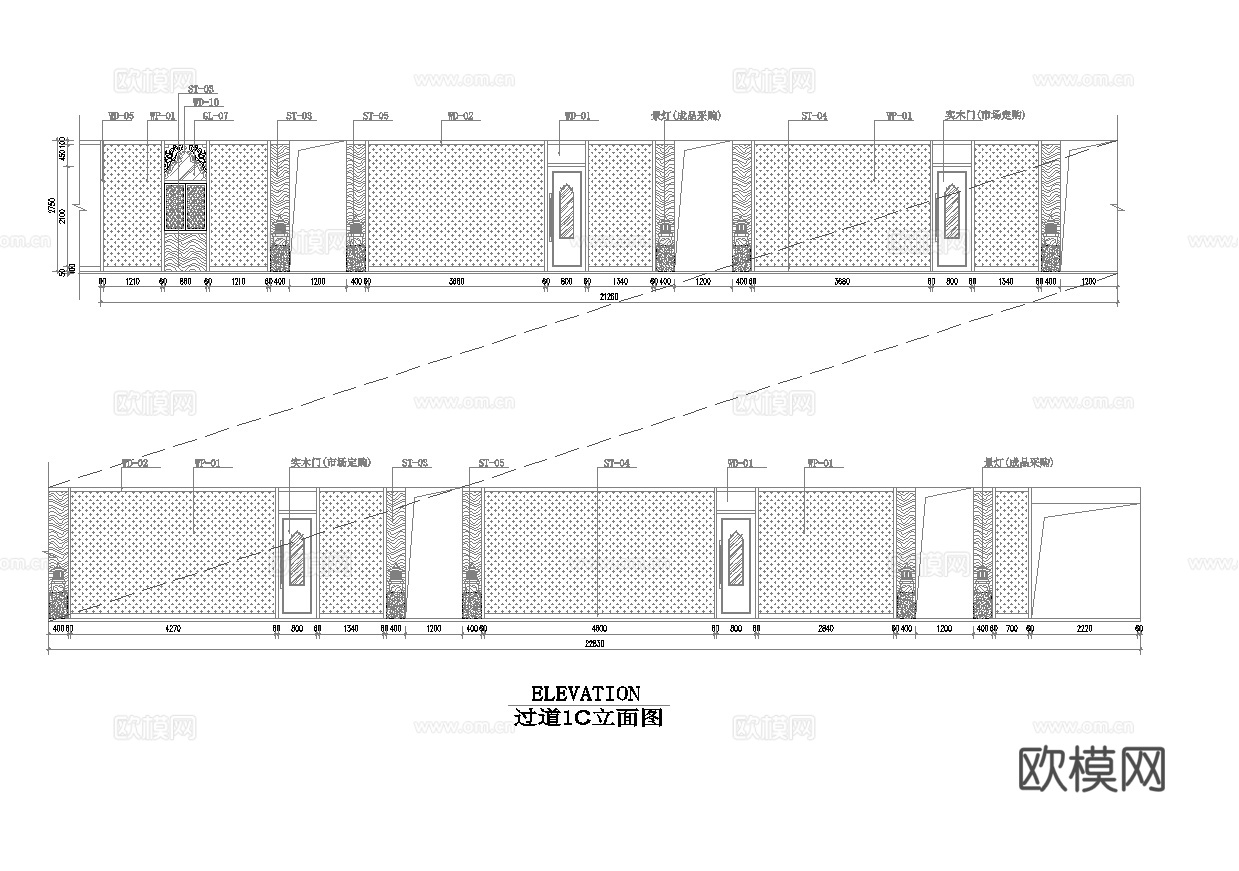 足浴spa桑拿 最新完整版施工图合集cad施工图