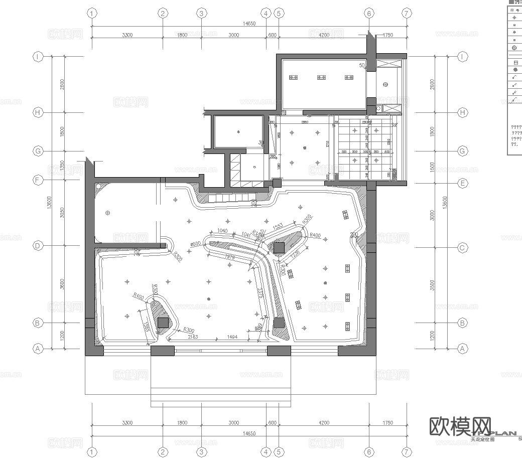 理发店 最新完整版施工图合集cad施工图