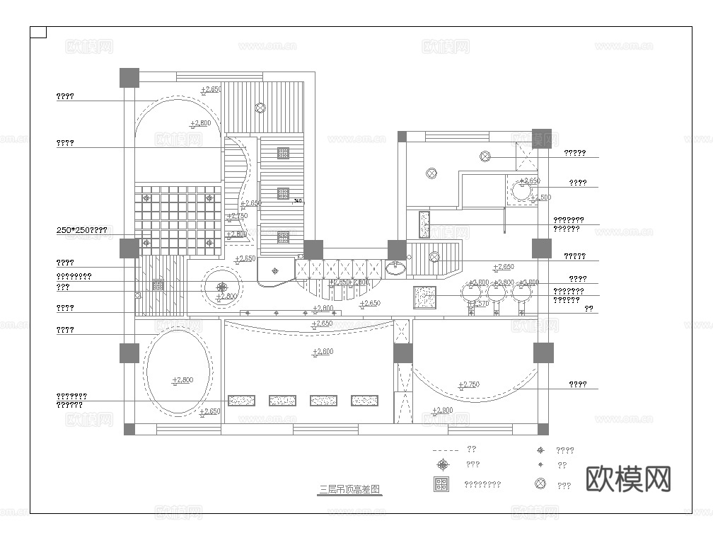 美容院 最新完整版施工图合集cad施工图
