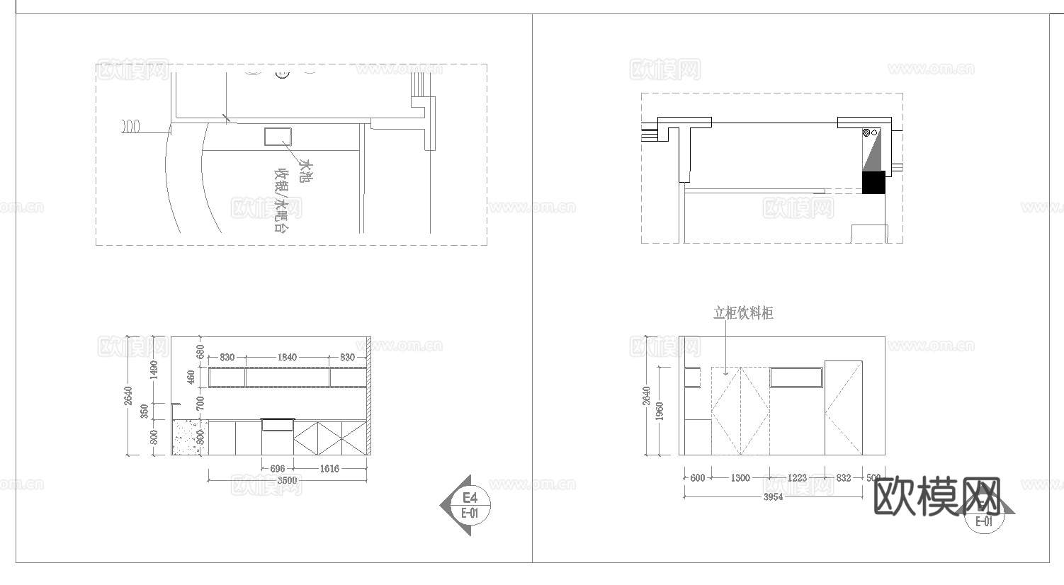 台球室 最新平面施工图合集cad施工图