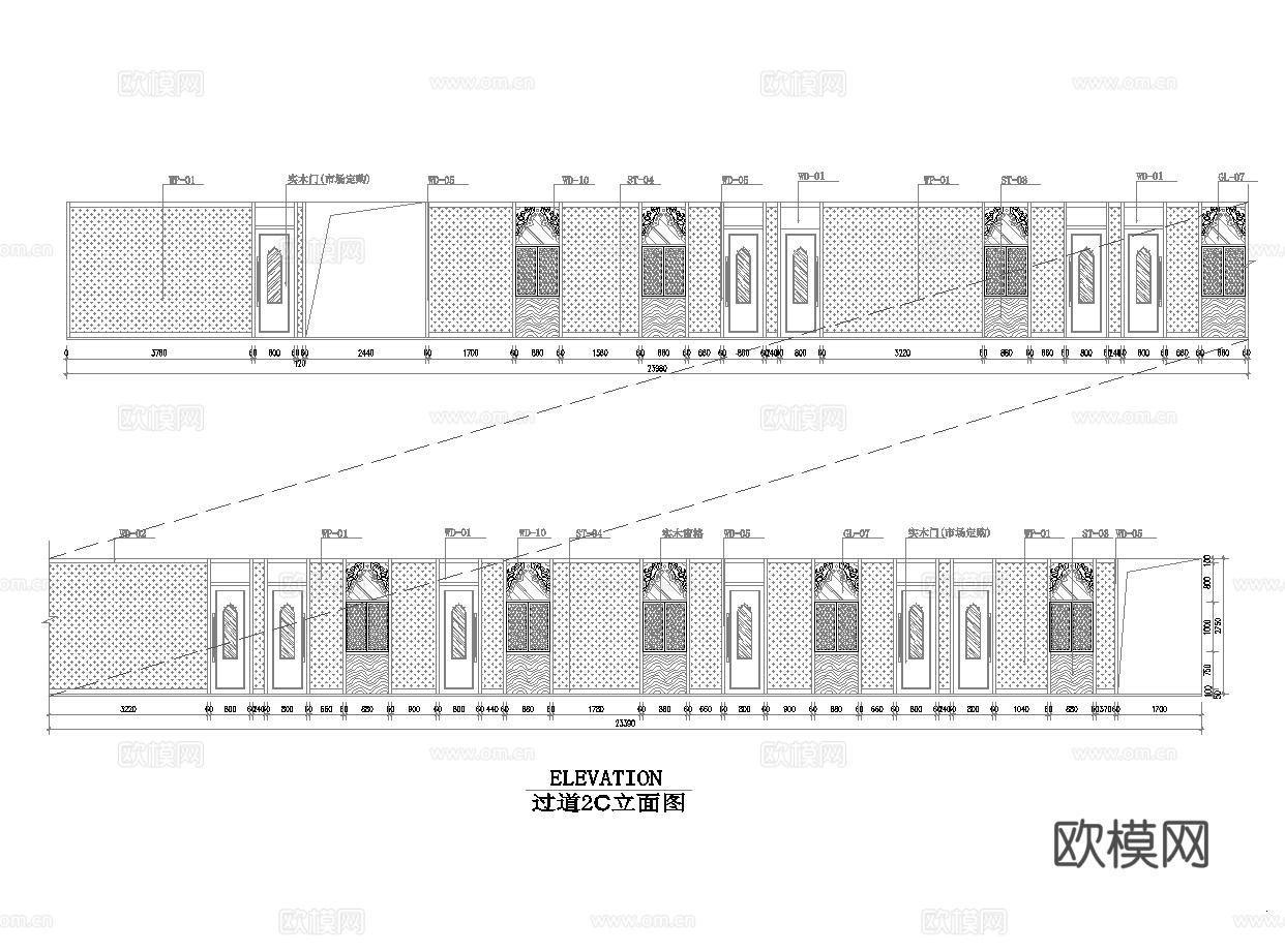 足浴spa桑拿 最新完整版施工图合集cad施工图