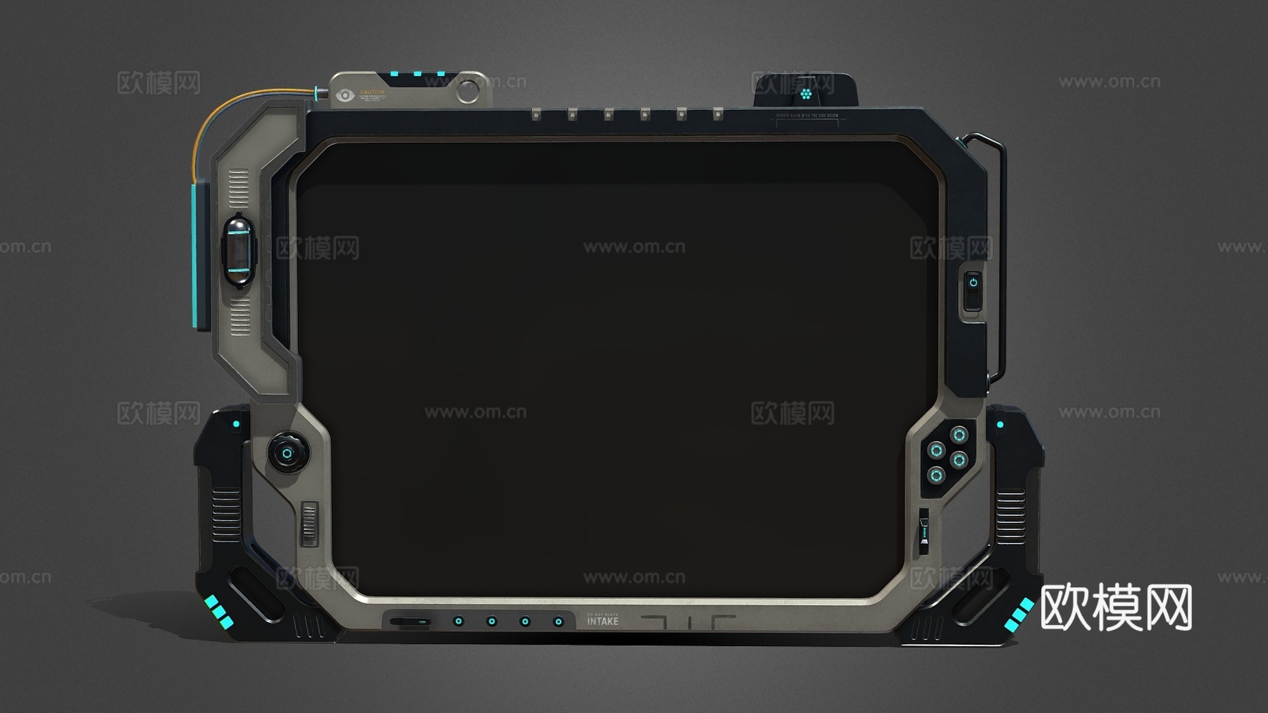 科技感面板 科技感屏幕 科技感触控屏 未来感触摸屏su模型
