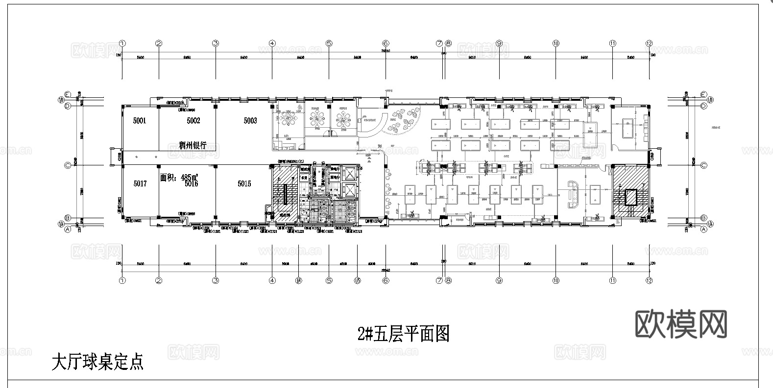 台球室 最新平面施工图合集cad施工图