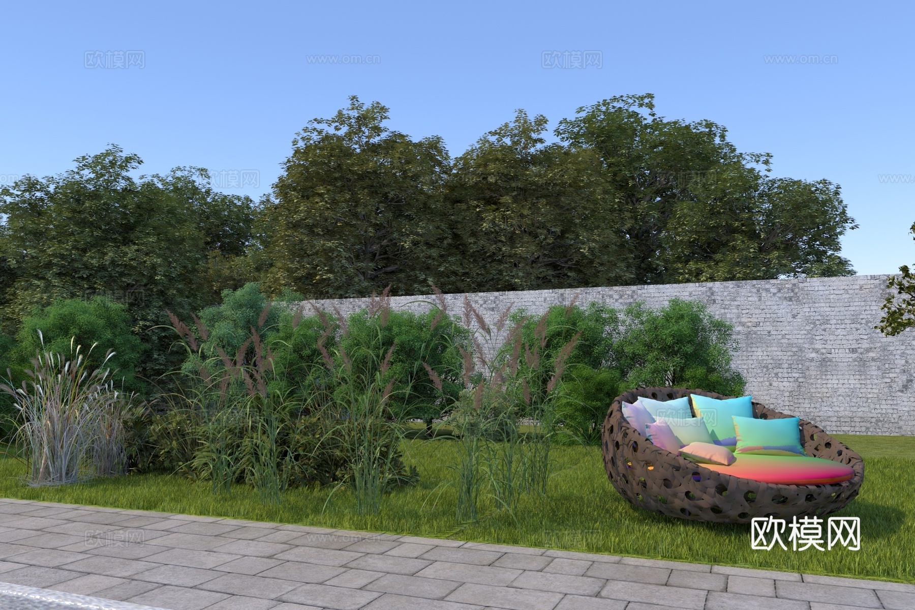 乡村景观免费3d模型