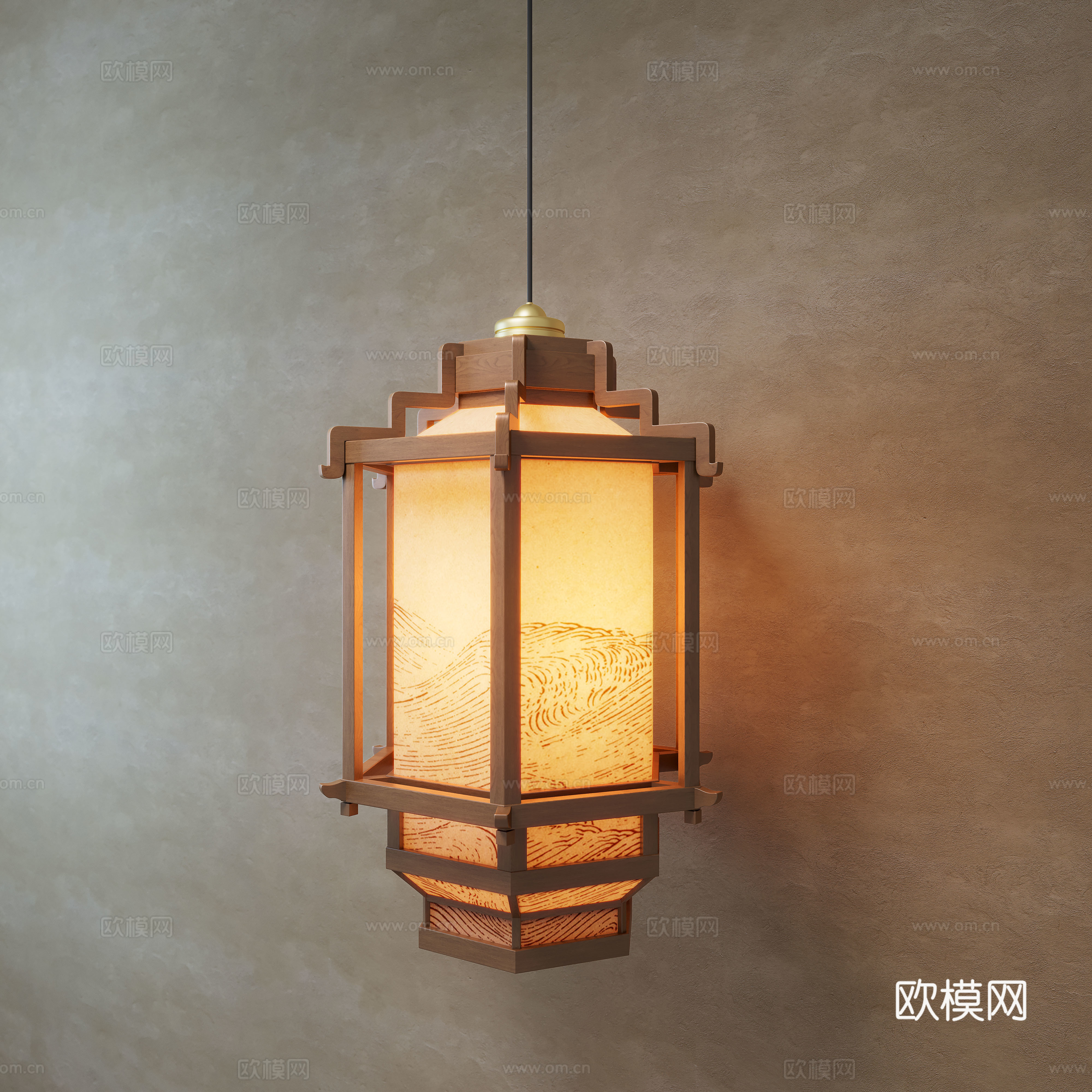 宋式吊灯 吊灯 装饰吊灯  小吊灯  艺术吊灯su模型