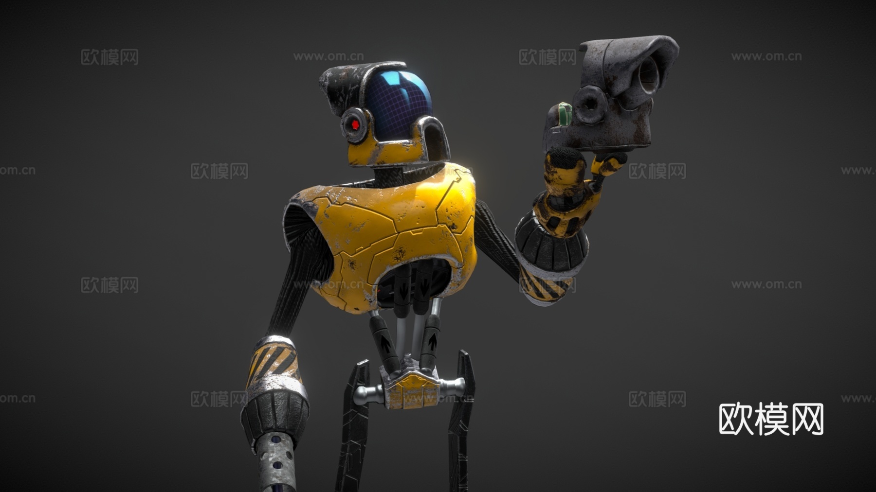 科技感机器人 工业机器人 机器人 智能机器 具身智能su模型