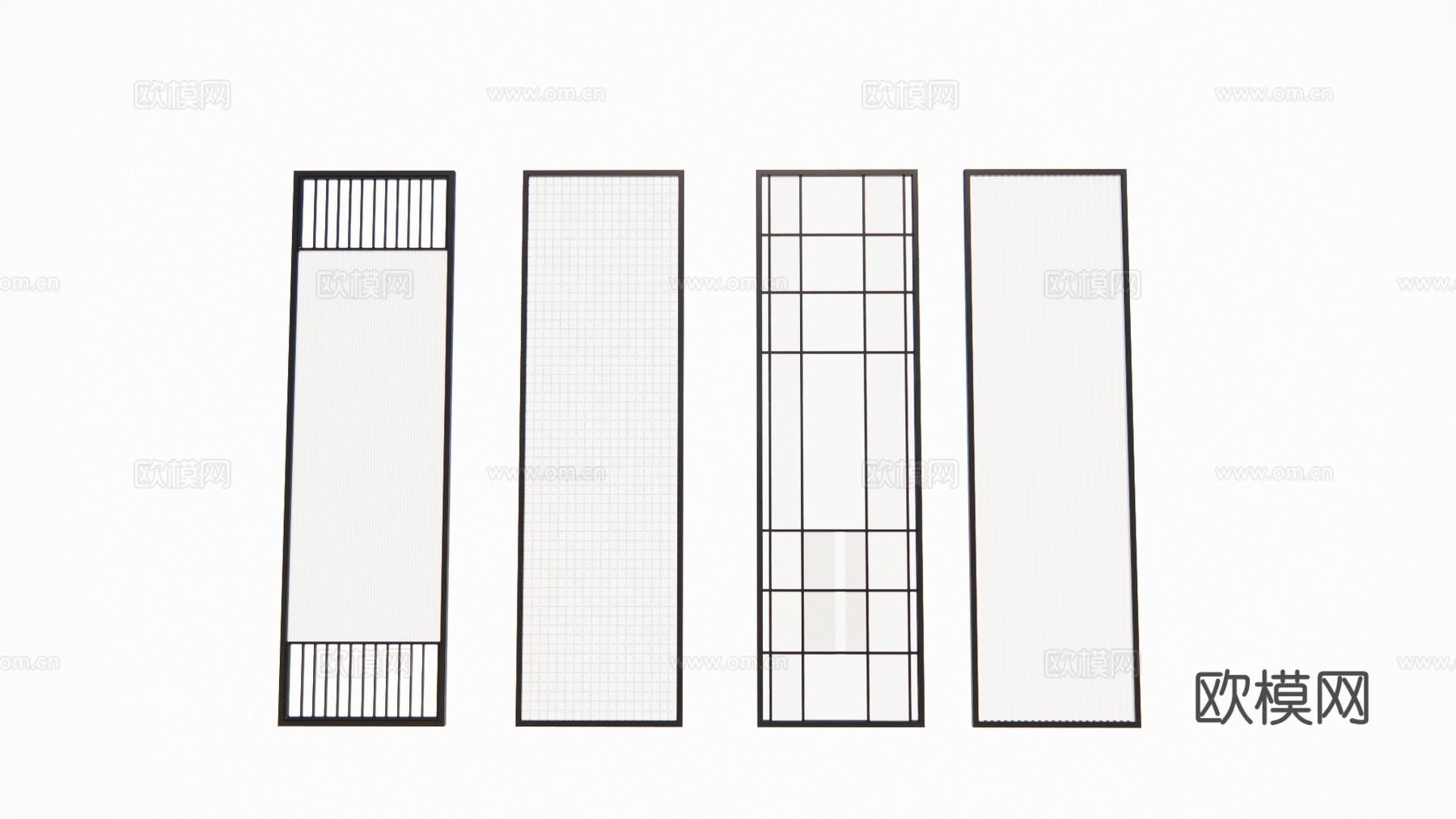 客厅 家装 门 卫生间 构件 推拉门 五金 卧室 窗su模型