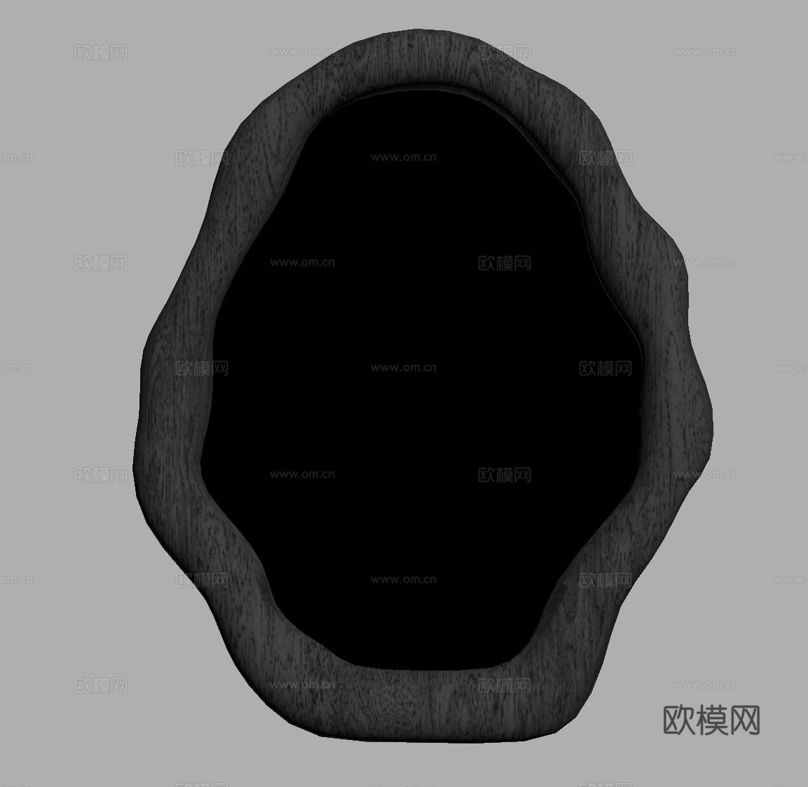 现代意式镜子 化妆镜 梳妆镜su模型