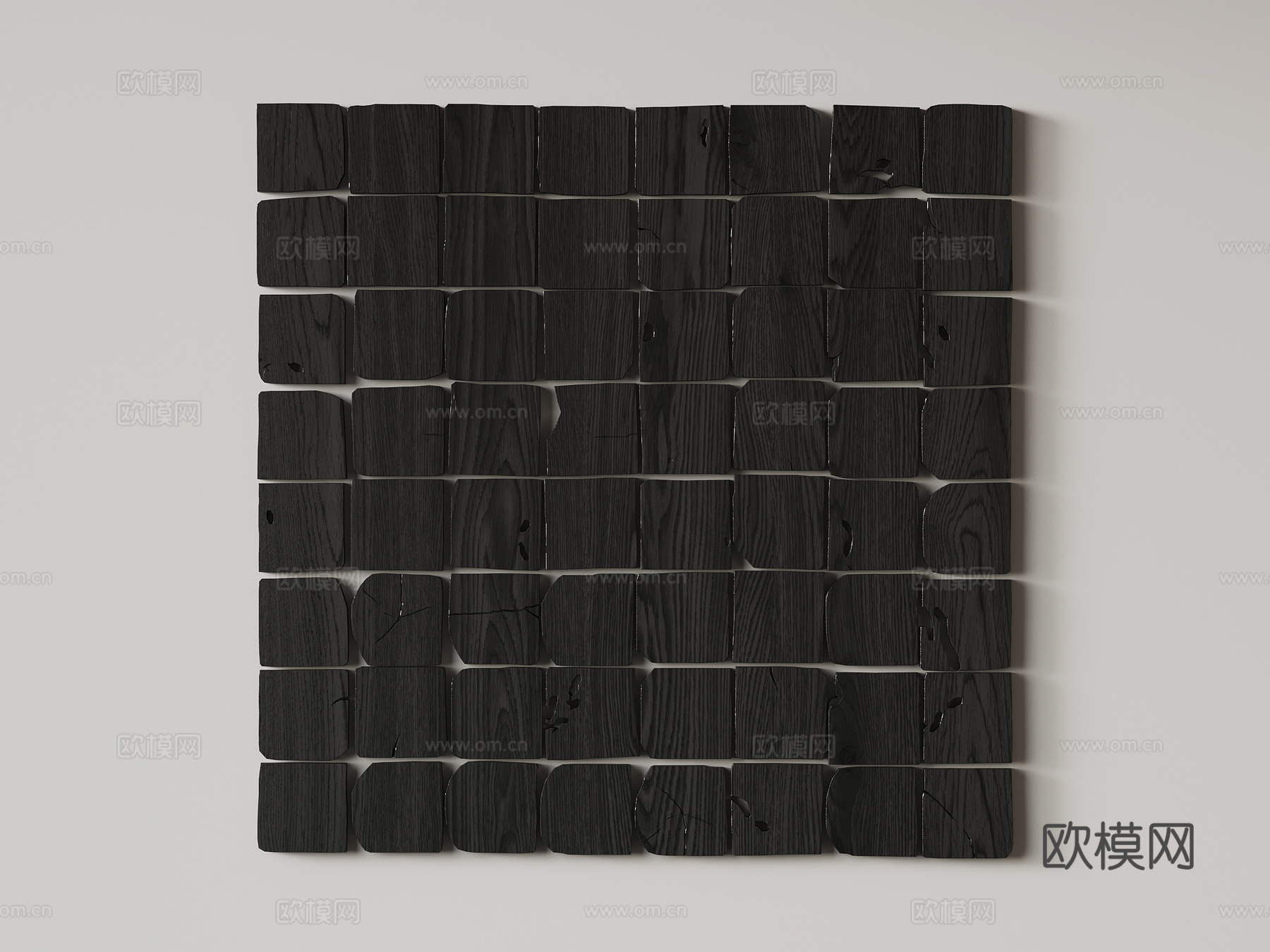 现代意式墙饰su模型