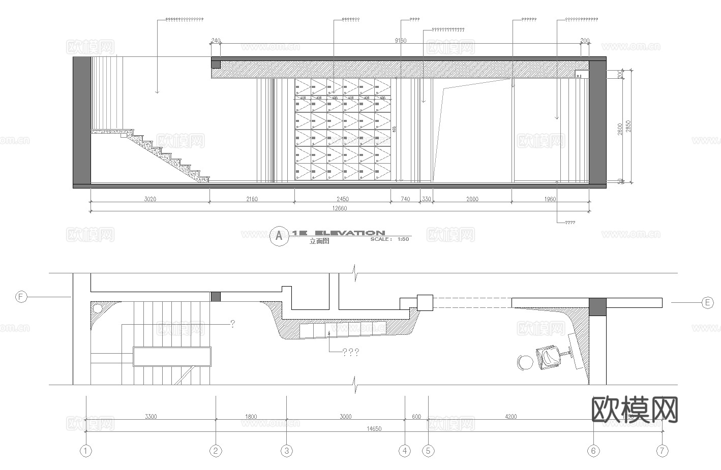 理发店 最新完整版施工图合集cad施工图