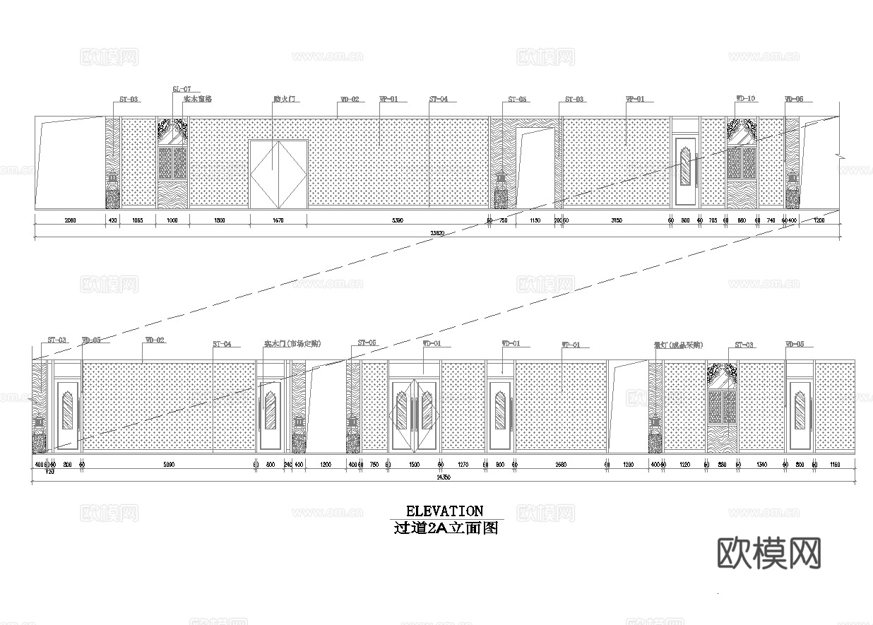 足浴spa桑拿 最新完整版施工图合集cad施工图