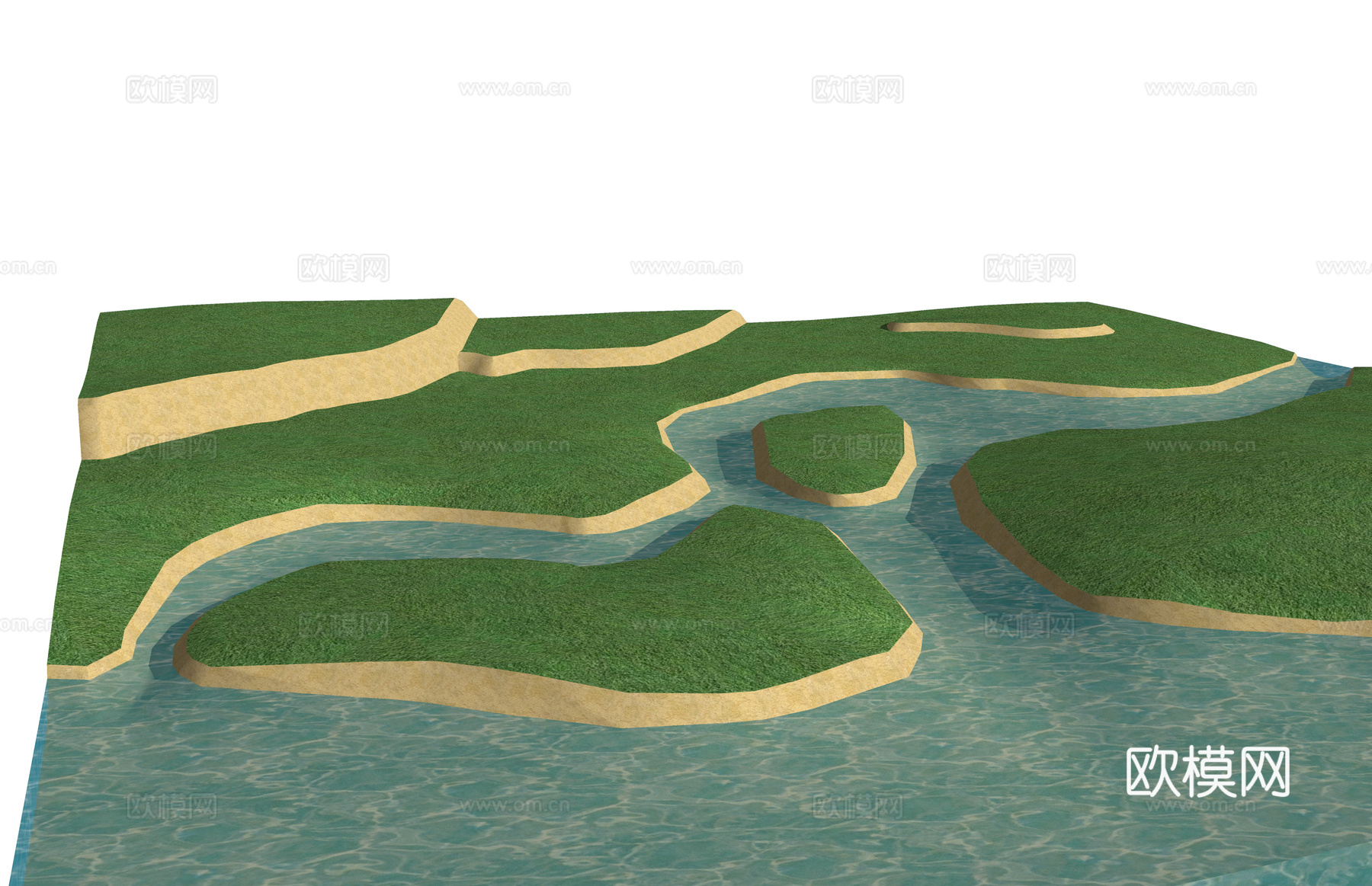 居住区 景观 示范区 美丽乡村 公园 地产 户外景观 景观小su模型