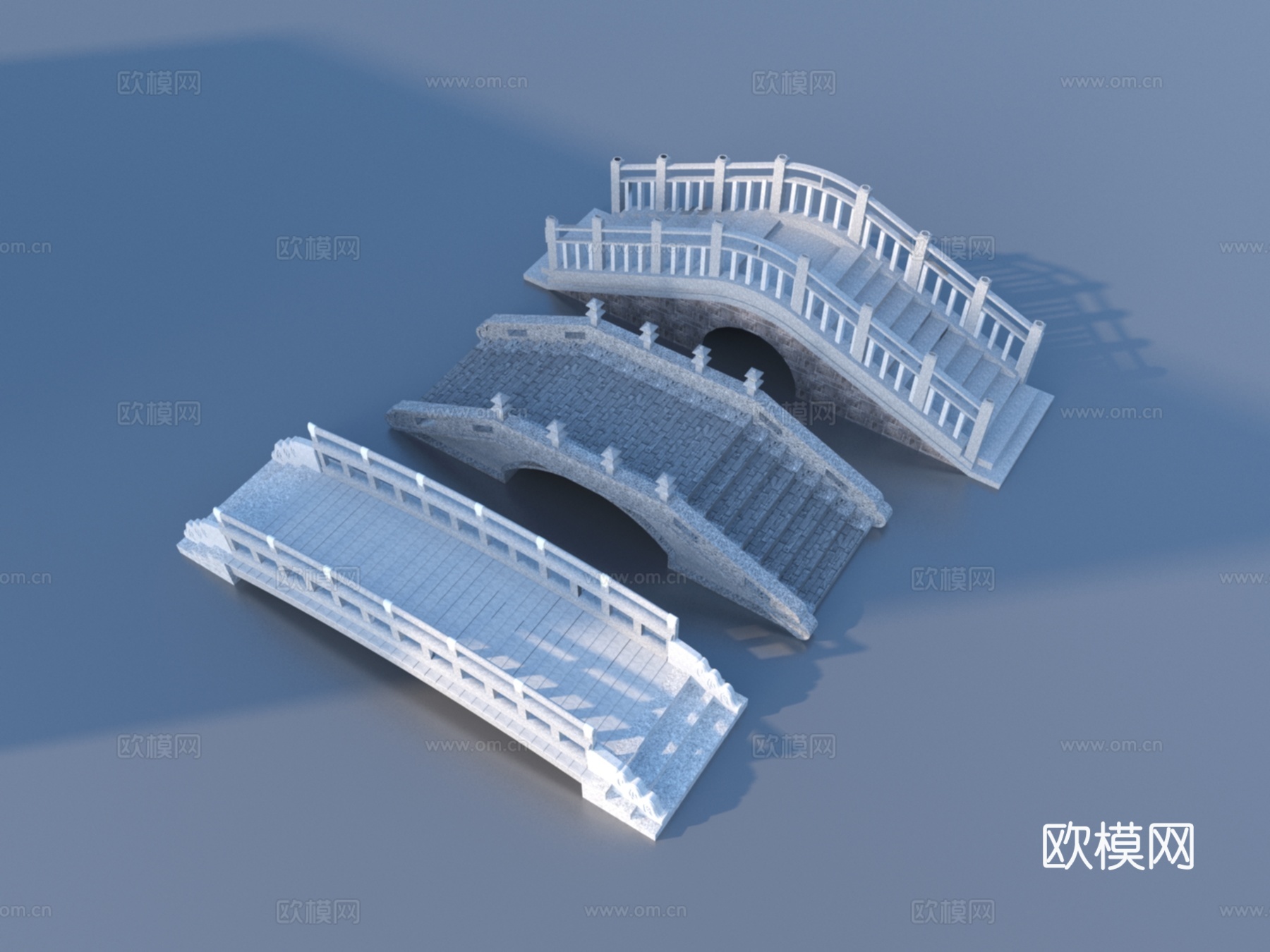 桥 石桥3d模型下载