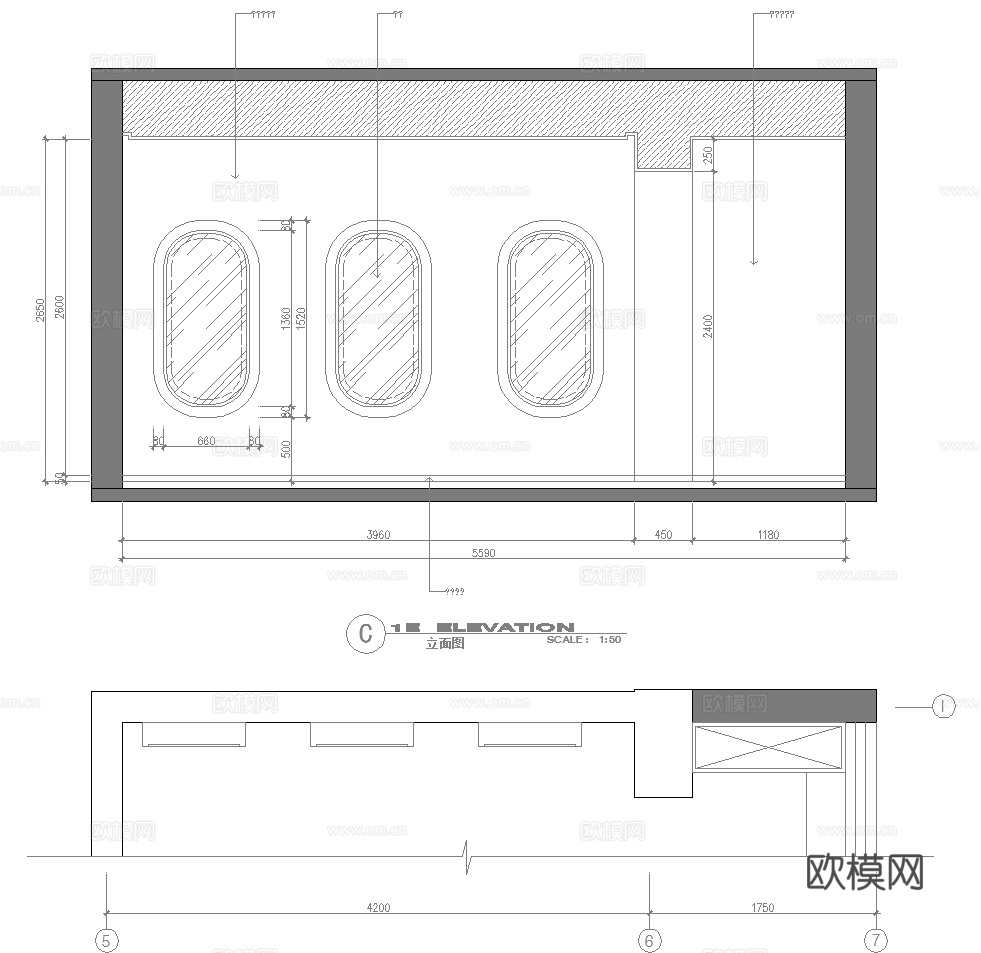 理发店 最新完整版施工图合集cad施工图