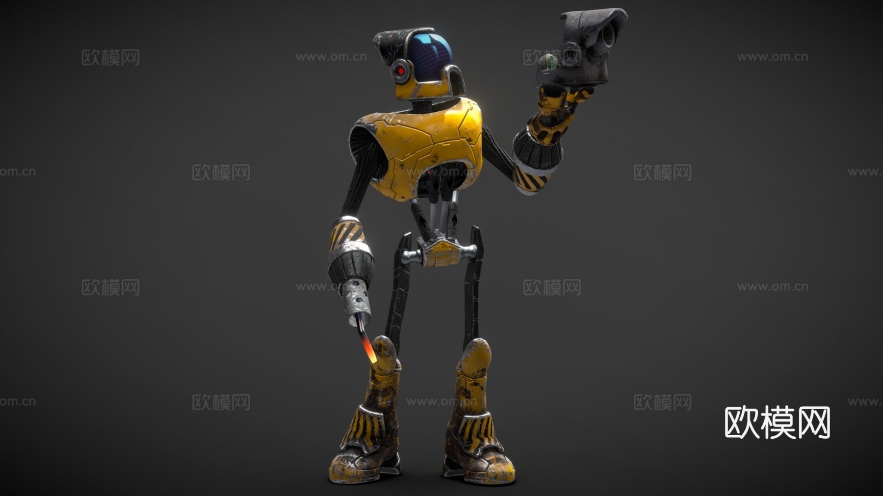 科技感机器人 工业机器人 机器人 智能机器 具身智能su模型